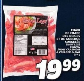 IGA Snow legs frozen snow crabmeat & pollock blend 907g offer