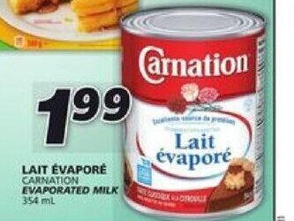 IGA Carnation evaporated milk 354ml offer