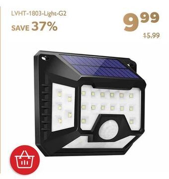 Shopper+ Solar motion sensor light 32-led pir waterproof wireless bright light - livingbasics offer