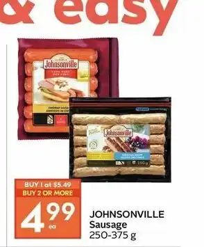 Sobeys Johnsonville Sausage offer