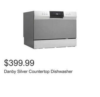 Costco Danby silver countertop dishwasher offer