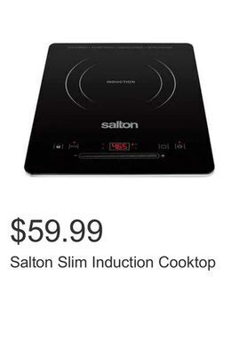 Costco Salton slim induction cooktop offer