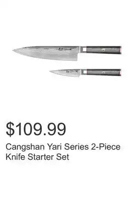 Costco Cangshan yari series 2-piece knife starter set offer