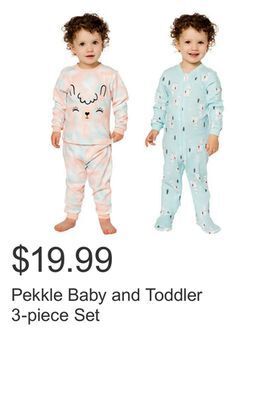 Costco Pekkle baby and toddler 3-piece set offer