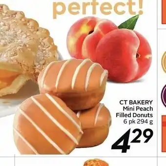 Sobeys CT Bakery Mini Peach Filled Donuts offer