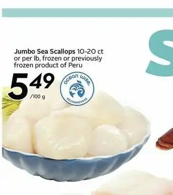 Sobeys Jumbo Sea Scallops offer