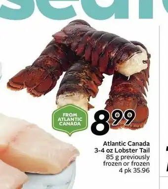 Sobeys Atlantic Canada 3-4 Lobster Tail offer