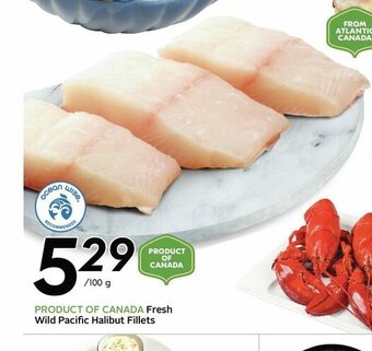 Sobeys Fresh Wild Pacific Halibut Fillets offer