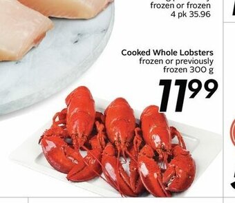 Sobeys Cooked Whole Lobsters offer