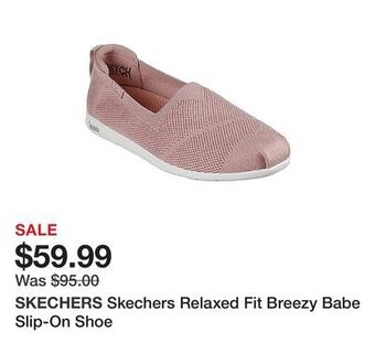 TSC Stores Skechers relaxed fit breezy babe slip-on shoe offer