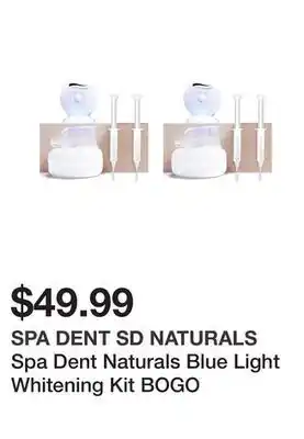 TSC Stores Spa dent naturals blue light whitening kit bogo offer