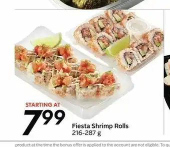Sobeys Fiesta Shrimp Rolls offer