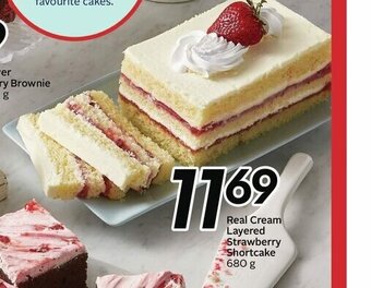 Sobeys Real Cream Layered Strawbery Shortcake offer
