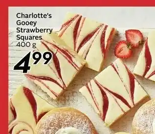 Sobeys Charlotte's Gooey Strawberry Squares offer