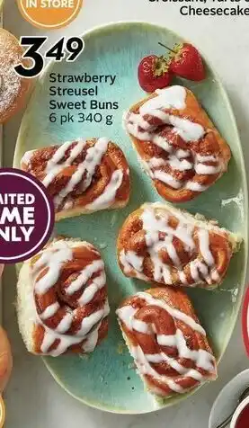 Sobeys Strawberry Streusel Sweet Buns offer