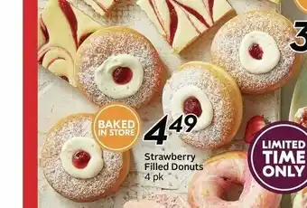 Sobeys Strawberry Filled Donuts offer