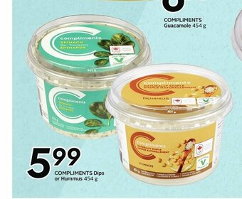 Sobeys Compliments Dips or Hummus offer