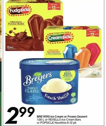 Sobeys Breyers Ice Cream or Frozen Dessert offer