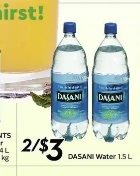 Sobeys Dasani Water offer