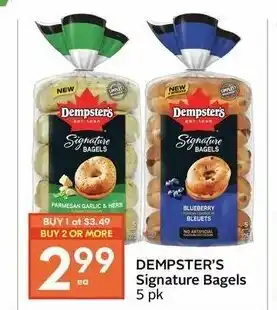 Sobeys Signature Bagels offer