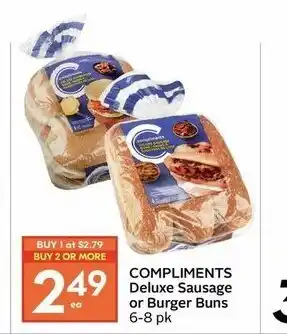Sobeys Deluxe Sausage or Burger Buns offer