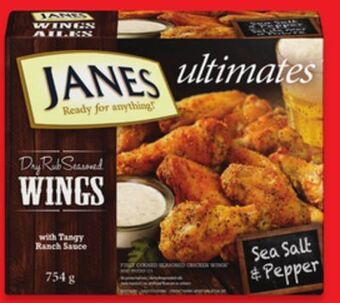 Walmart Janes ultimates chicken wings or bites offer
