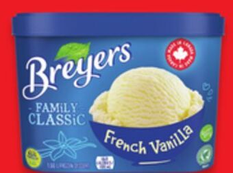 Walmart Breyers classic frozen tub offer