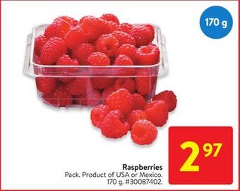 Walmart Raspberries offer