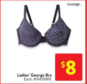 Walmart Ladies george bra offer