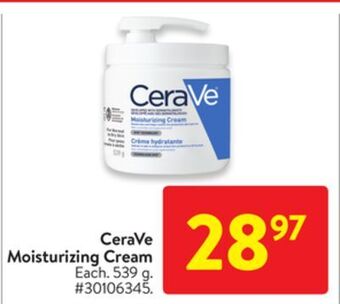 Walmart Cerave moisturizing cream offer