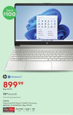 Staples Hp laptop offer
