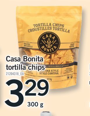 Fortinos Casa bonita tortilla chips, 300 g offer