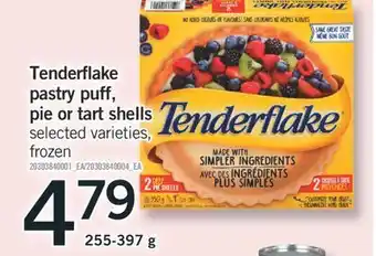 Fortinos Tenderflake pastry puff, pie or tart shells, 255-397 g offer