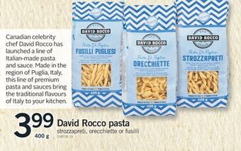 Fortinos David rocco pasta, 400 g offer