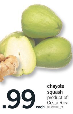 Fortinos Chayote squash offer