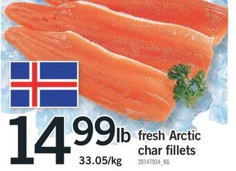 Fortinos Fresh arctic char fillets offer