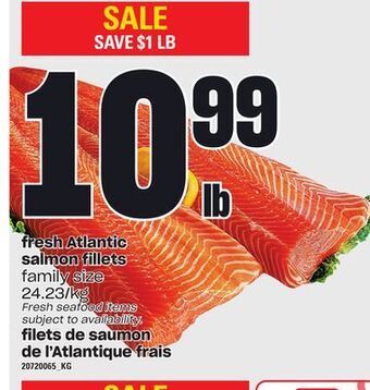 Independent Grocer Fresh atlantic salmon fillets offer