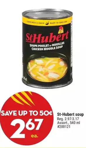Giant Tiger St-hubert soup offer