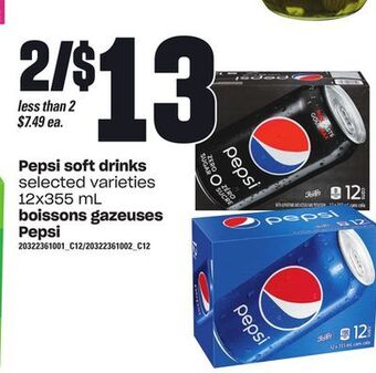 Independent Grocer Pepsi soft drinks, 12x355 ml offer