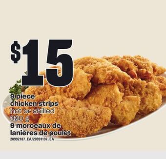 Independent Grocer 9 piece chicken strips, 320 g offer