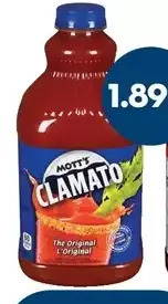 Giant Tiger Mott's clamato juice offer