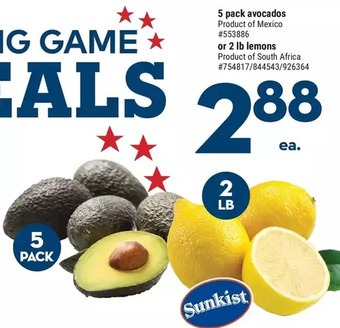 Giant Tiger 5 pack avocados offer