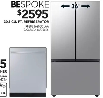 RONA Samsung bespoke 30.1 cu. ft. refrigerator offer