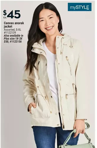Giant Tiger Canvas anorak jacket offer