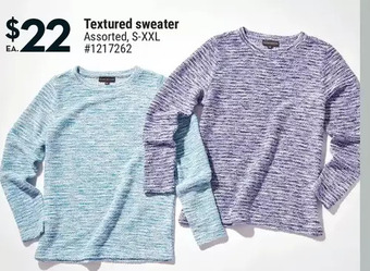 Giant Tiger Textured sweater offer