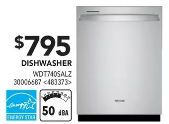 RONA Whirlpool dishwasher offer