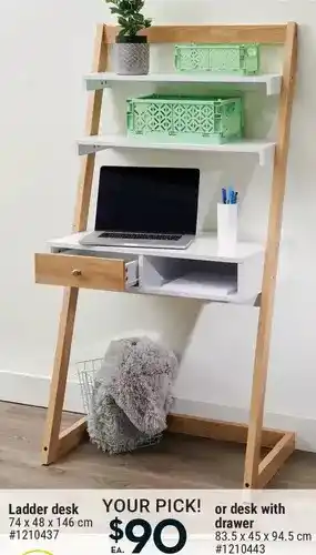 Giant Tiger Ladder desk offer