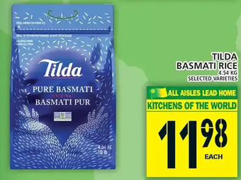 Food Basics Tilda basmati rice offer