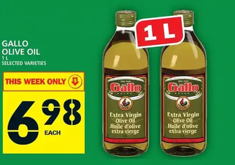 Food Basics Gallo olive oil offer