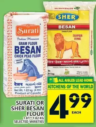Food Basics Surati or sher besan flour offer